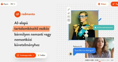 A Redmenta nyitóoldala - kép: Redmenta